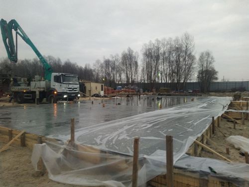 Glatte Betonfläche